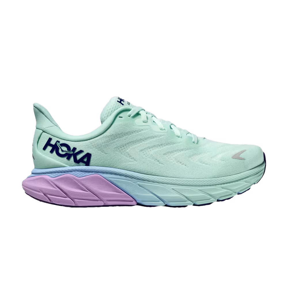 HOKA Women's Arahi 6 Wide Sunlit Ocean Lilac Mist