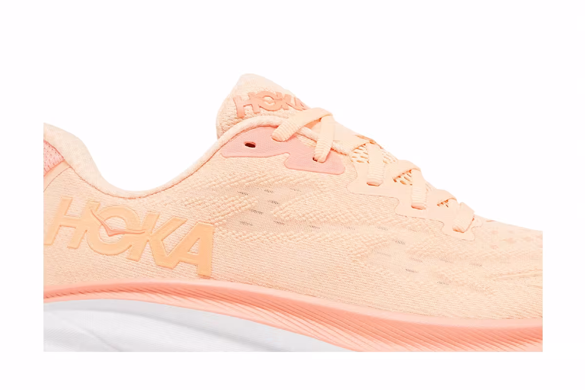 HOKA Women's Clifton 9 Cantaloupe, view 3
