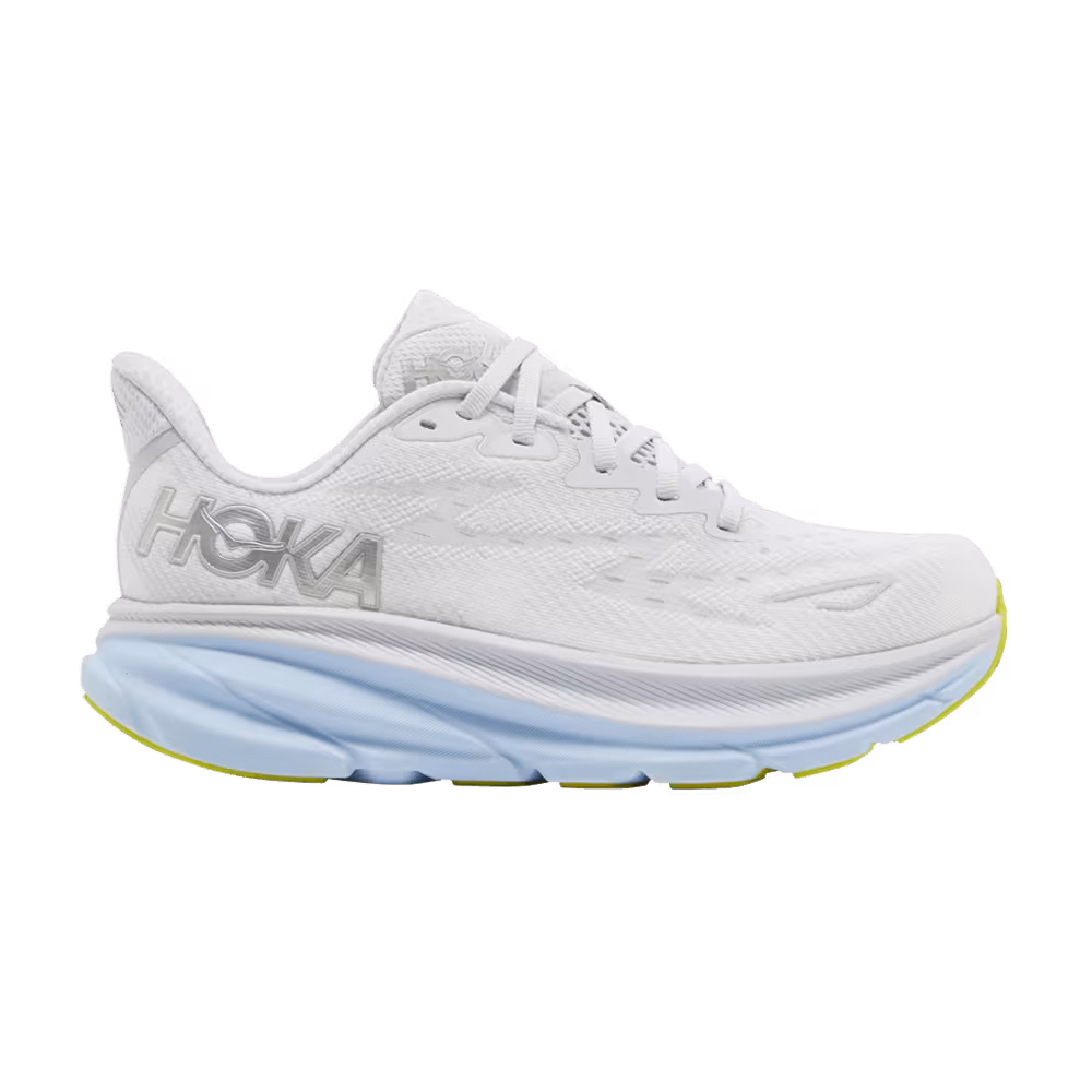 HOKA Women's Clifton 9 Wide Nimbus Cloud Ice Blue