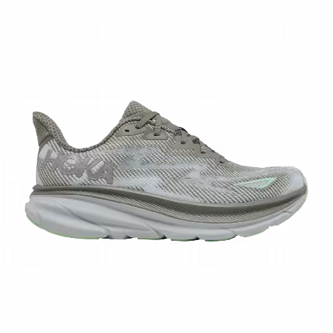 HOKA Clifton 9 'Olive Haze Mercury'