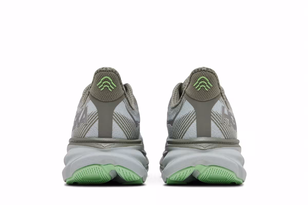 HOKA Clifton 9 Olive Haze Mercury, view 7