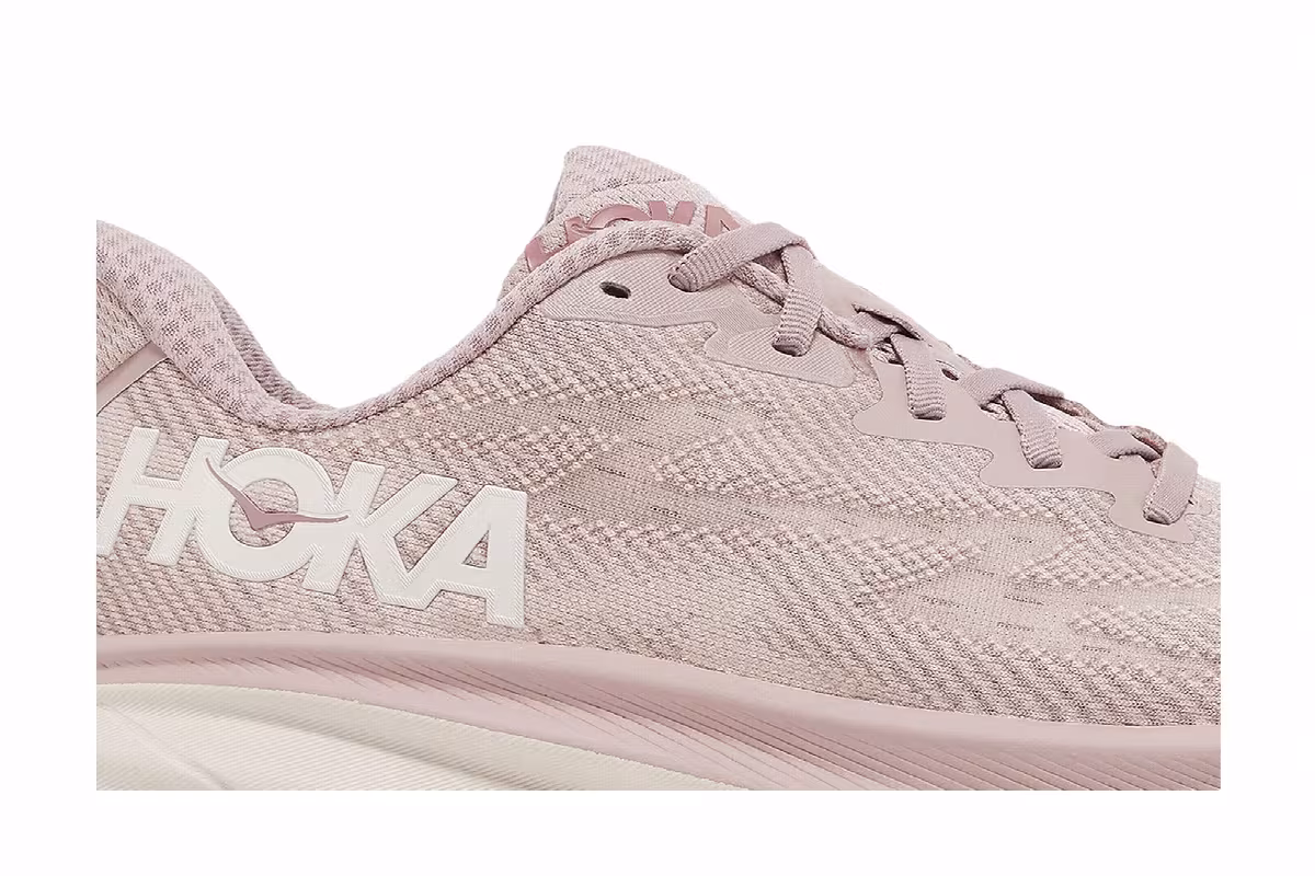 HOKA Women's Clifton 9 Pale Mauve, view 3