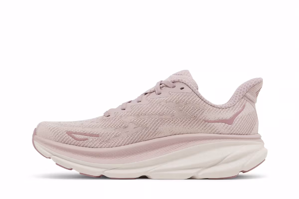 HOKA Women's Clifton 9 Pale Mauve, view 4