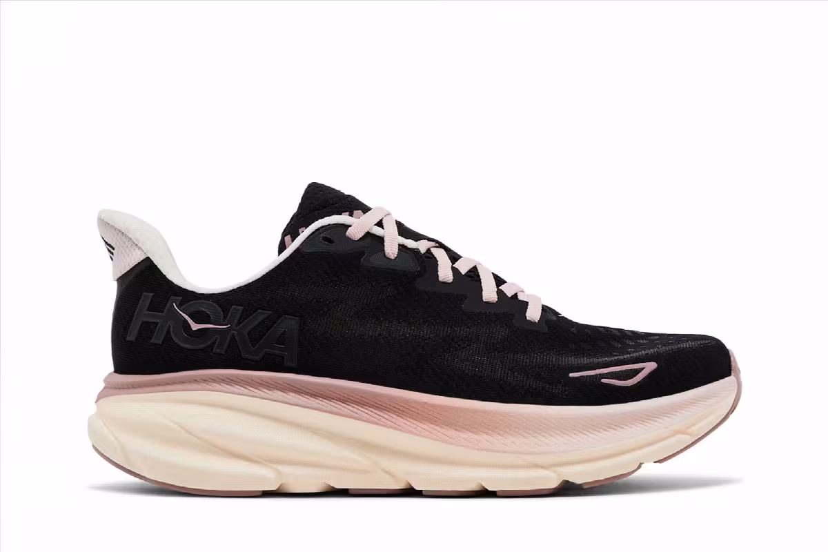 HOKA Women's Clifton 9 Obsidian Quartzite, view 2