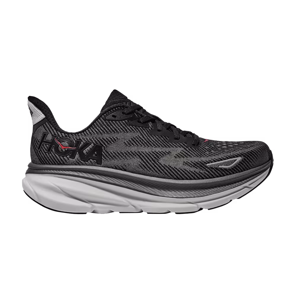 HOKA Clifton 9 Black Outer Orbit