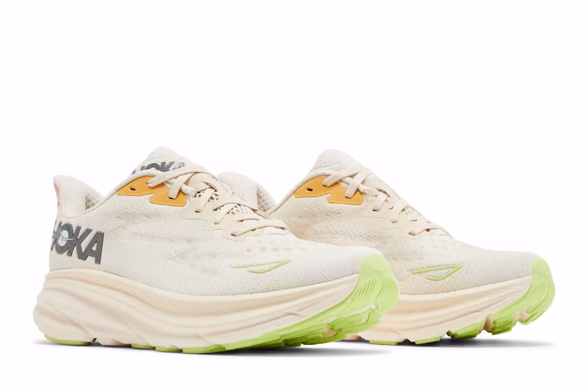 HOKA Women's Clifton 9 Wide Vanilla Astral, view 9