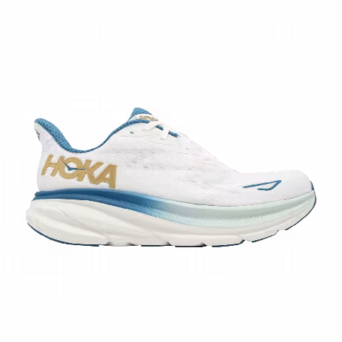 HOKA Clifton 9 2E Wide 'Frost Gold'