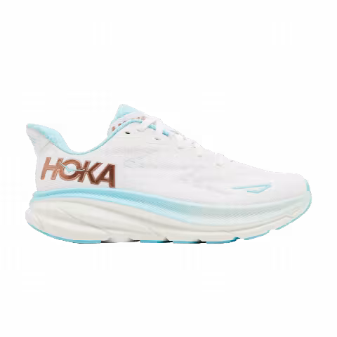 HOKA Wmns Clifton 9 Wide 'Frost Rose Gold'