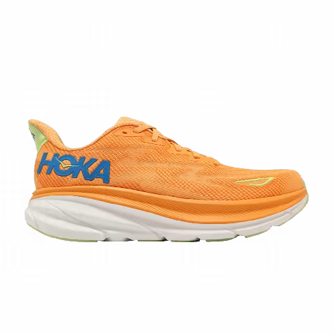 HOKA Clifton 9 2E Wide 'Solar Flare Lettuce'