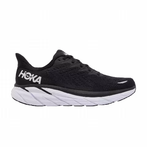 HOKA Clifton 8 'Black White'