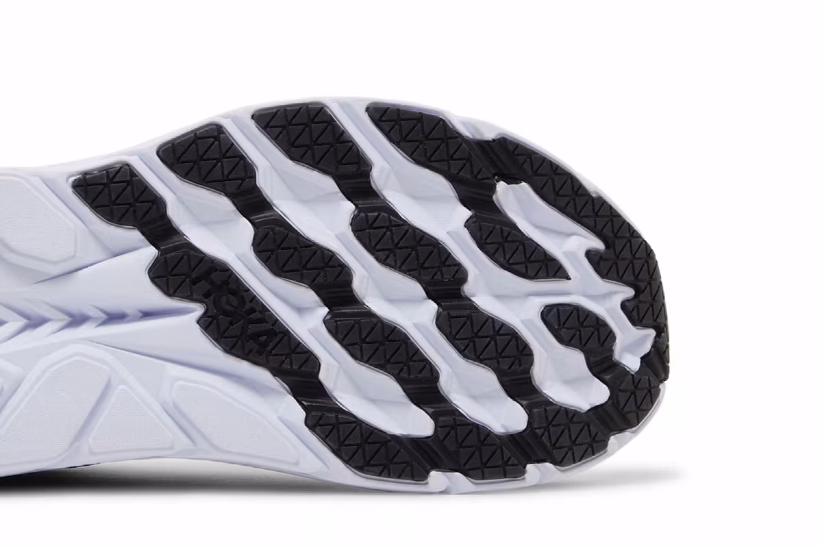 HOKA Clifton 8 Black White, view 6