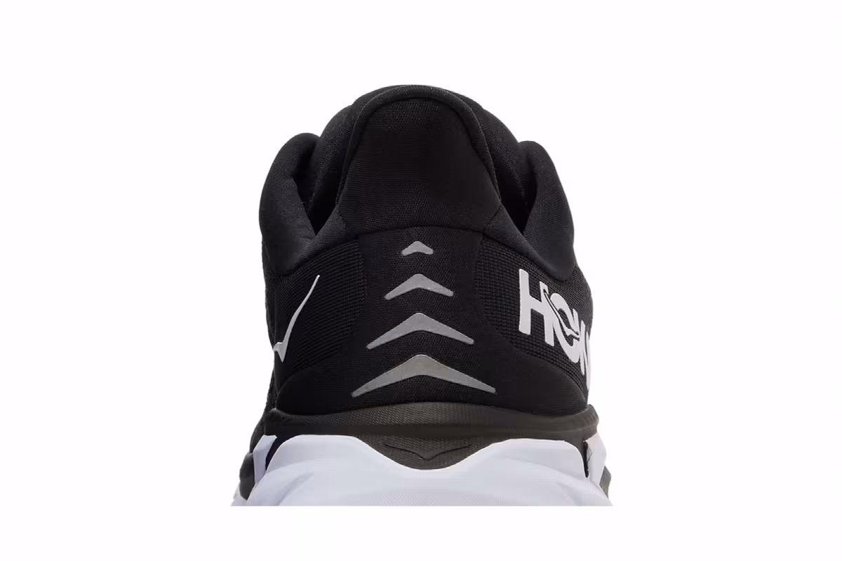 HOKA Clifton 8 Black White, view 8