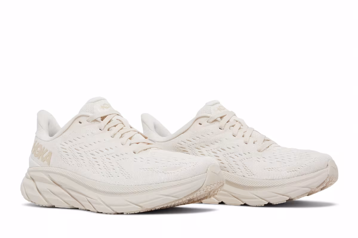 HOKA Women's Clifton 8 Eggnog, view 9