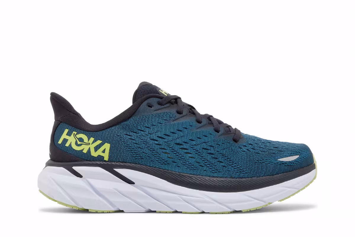 HOKA Clifton 8 Blue Coral Butterfly, view 2