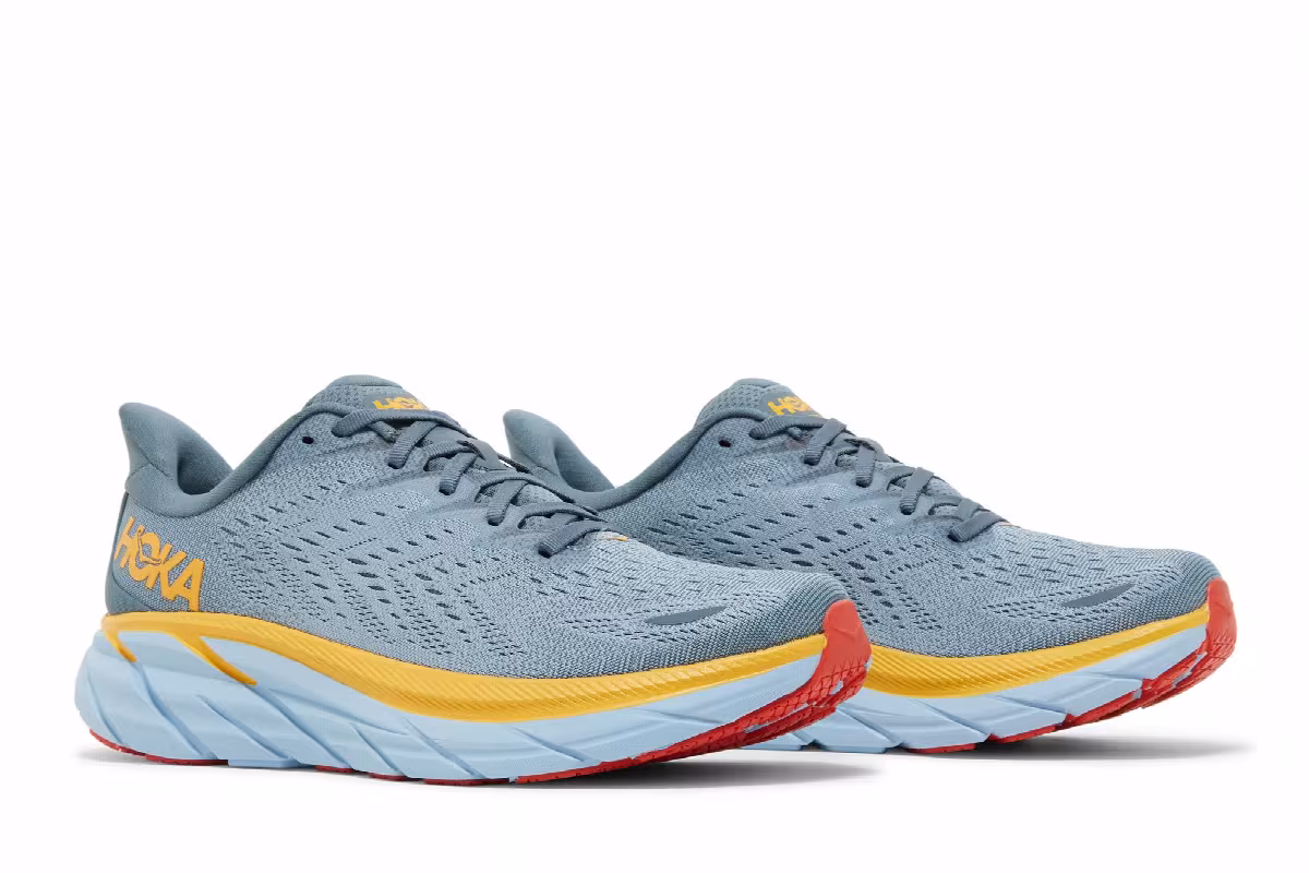 HOKA Clifton 8 Goblin Blue Mountain Spring, view 9