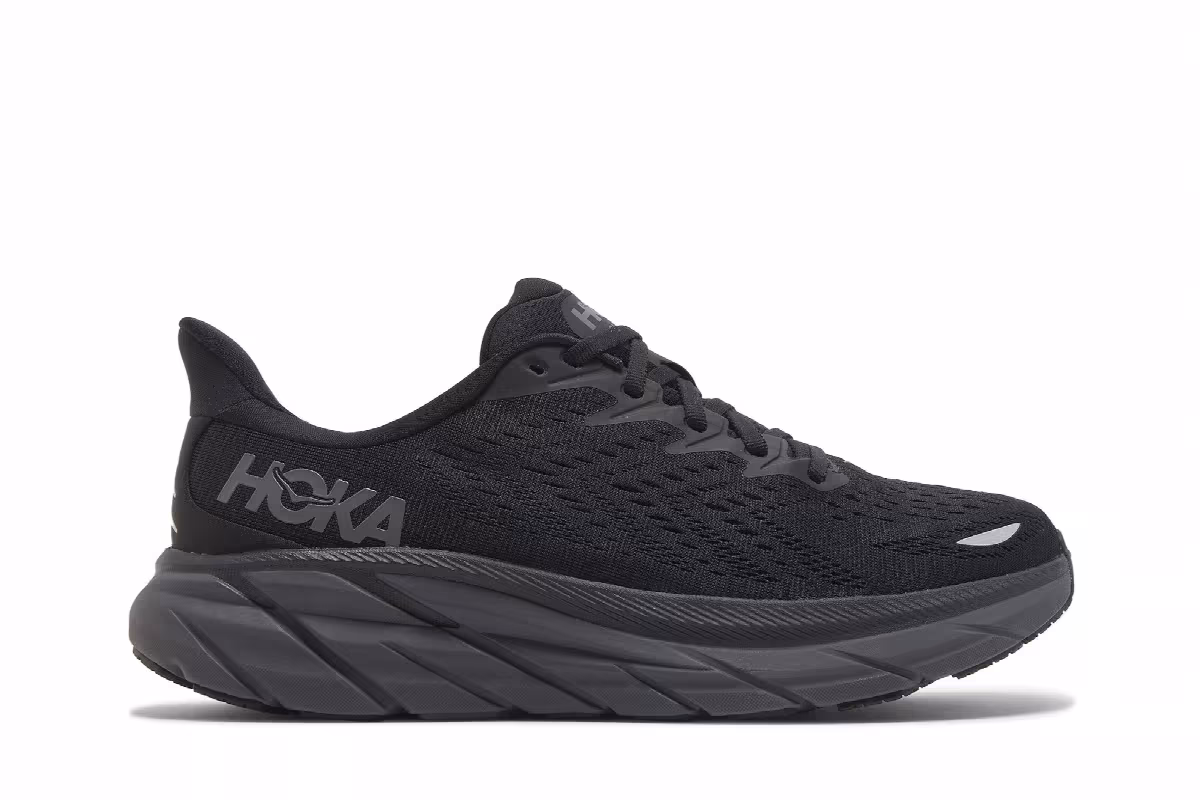 HOKA Women's Clifton 8 Black, view 2