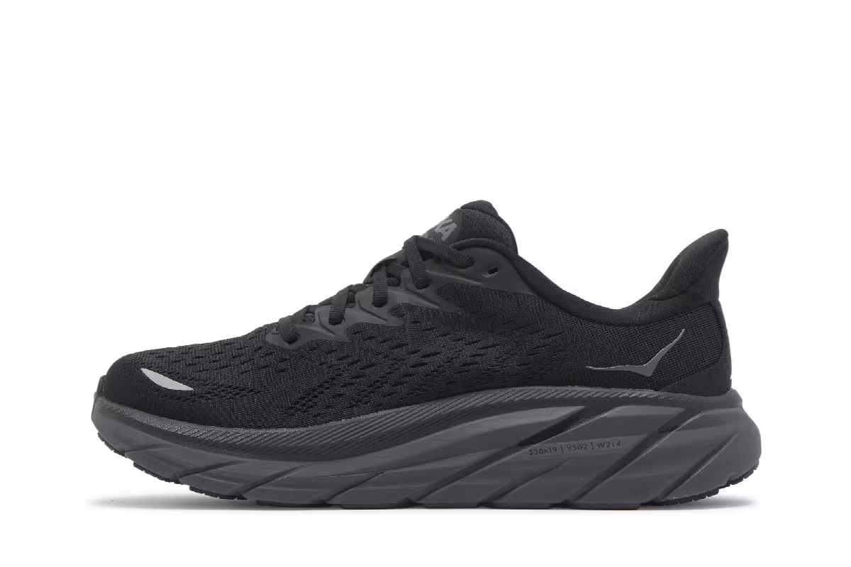 HOKA Women's Clifton 8 Black, view 4