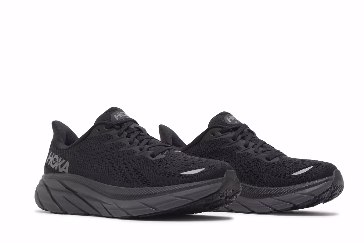 HOKA Women's Clifton 8 Black, view 9