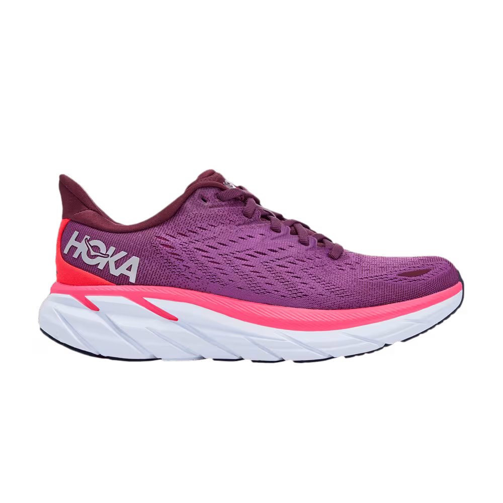 HOKA Women's Clifton 8 Grape Wine