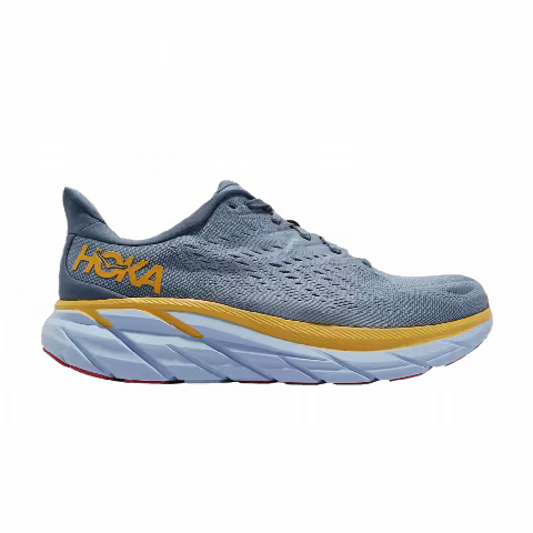 HOKA Clifton 8 2E Wide 'Goblin Blue Mountain Spring'