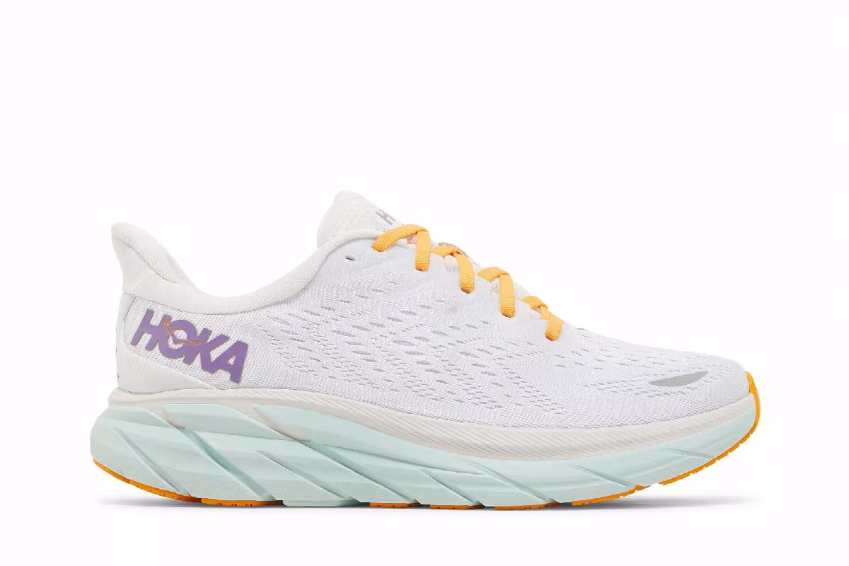HOKA Women's Clifton 8 Blanc De Blanc, view 2