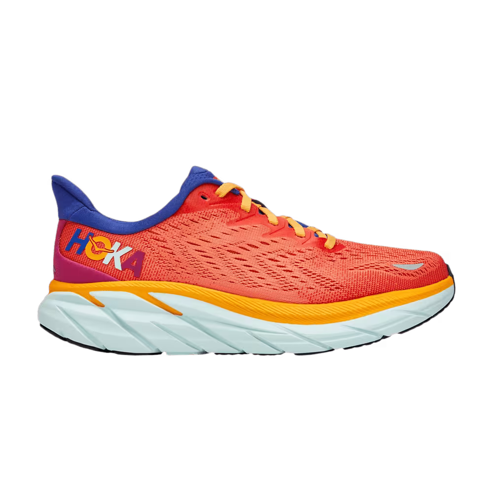 HOKA Women's Clifton 8 Fiesta Bluing