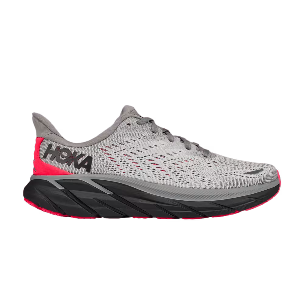 HOKA Women's Clifton 8 Sharkskin Diva Pink