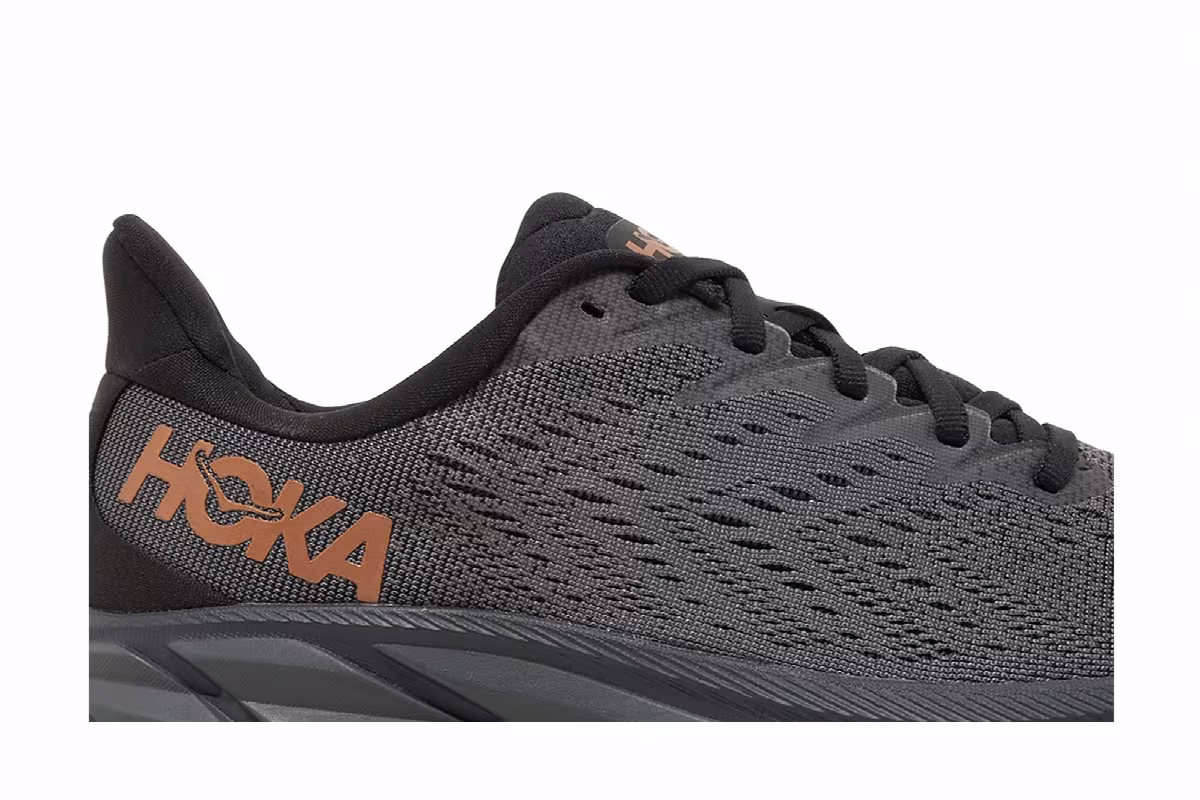 HOKA Women's Clifton 8 Anthracite Copper, view 3