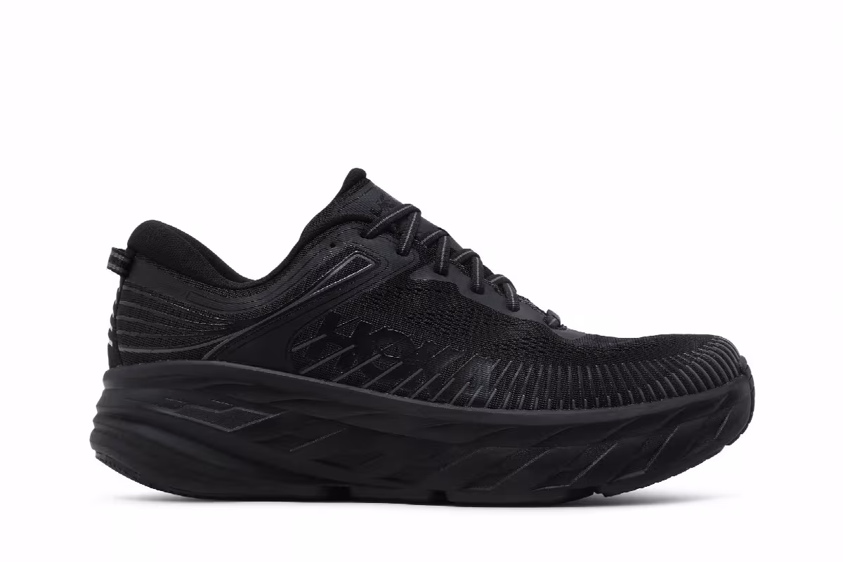HOKA Bondi 7 Black, view 2