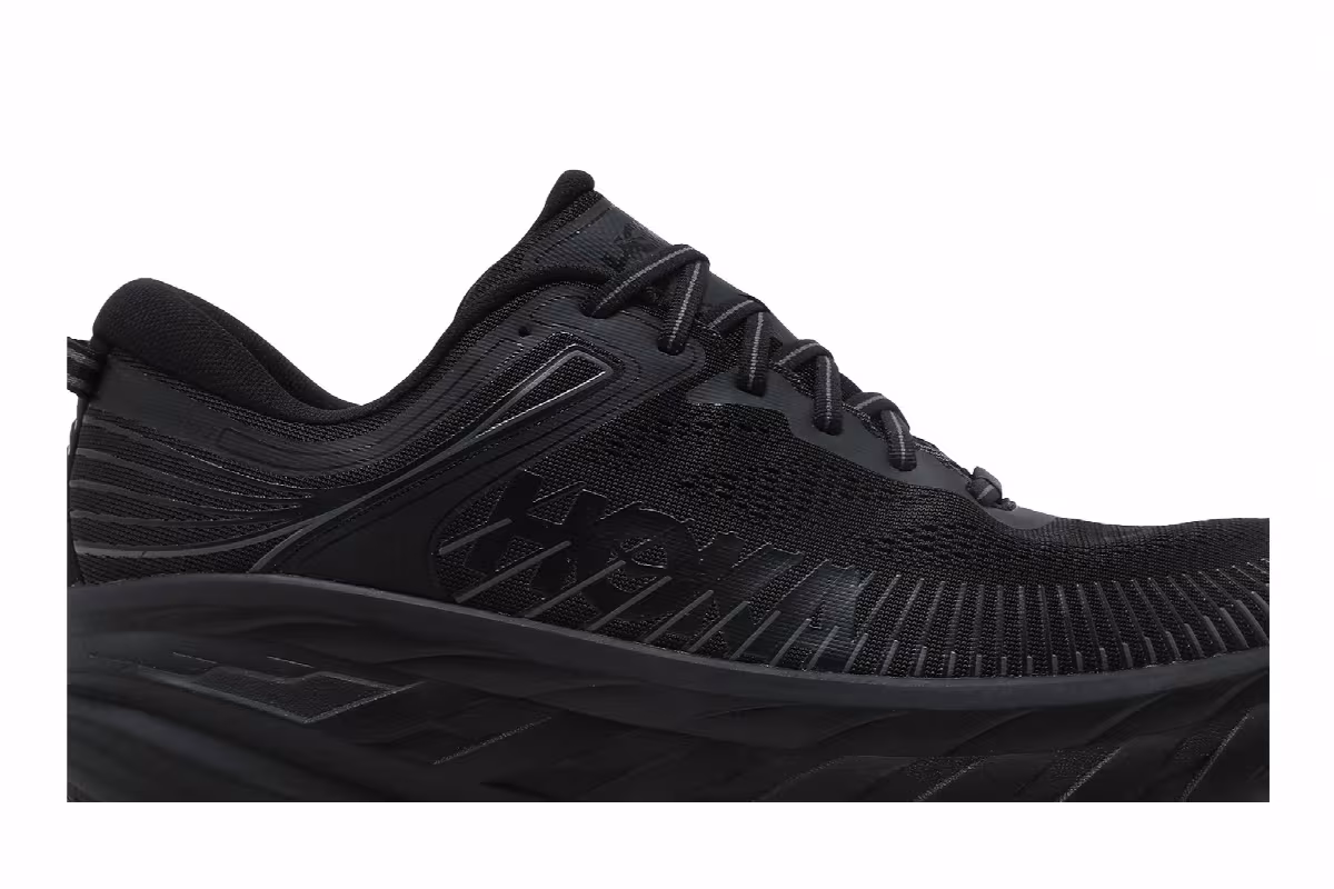 HOKA Bondi 7 Black, view 3
