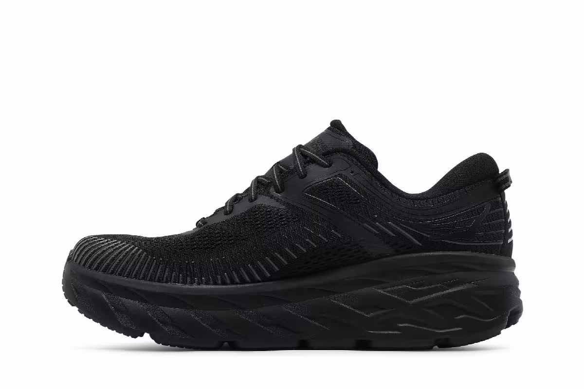 HOKA Bondi 7 Black, view 4