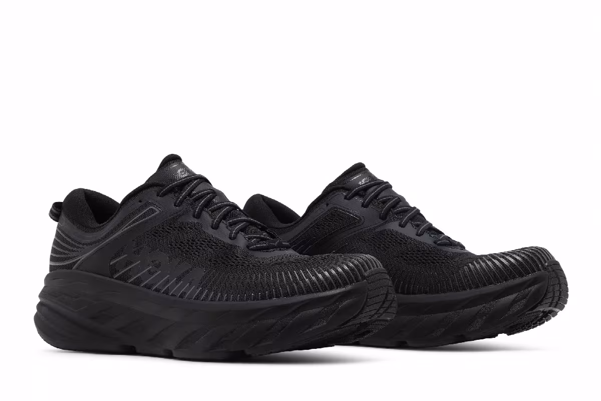 HOKA Bondi 7 Black, view 9