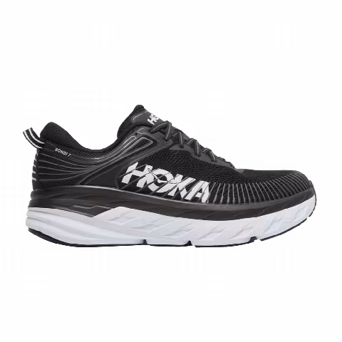HOKA Bondi 7 'Black White'