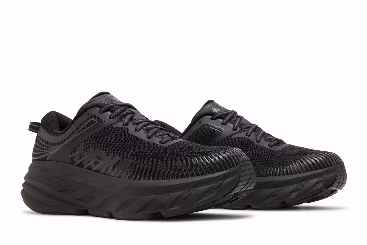 HOKA Women's Bondi 7 Black, view 9