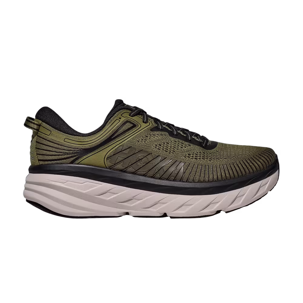 Hoka Bondi 7 Wild Rye Black