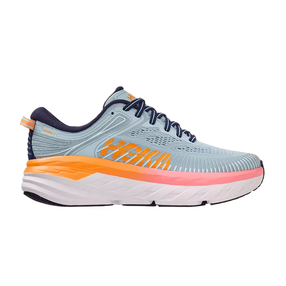 HOKA Women's Bondi 7 Wide Blue Haze