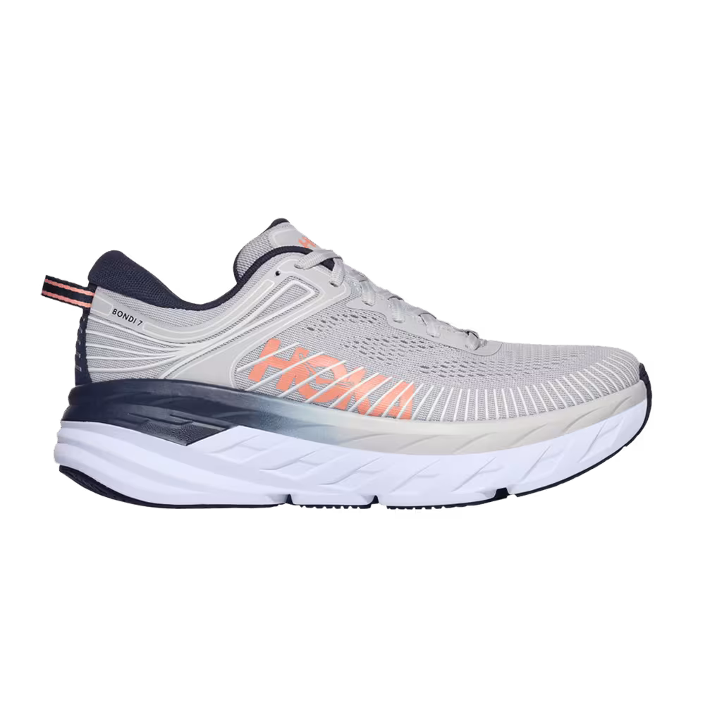 HOKA Women's Bondi 7 Lunar Rock Black Iris