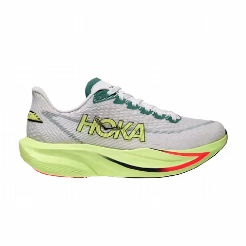 HOKA Mach 7 2E Wide 'White Green'