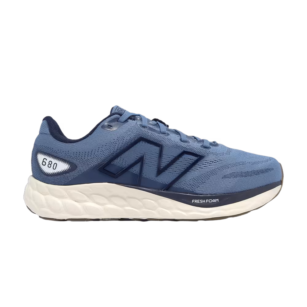 New Balance Fresh Foam 680 V8 Wide Shoreline Blue Nb Navy Sea Salt