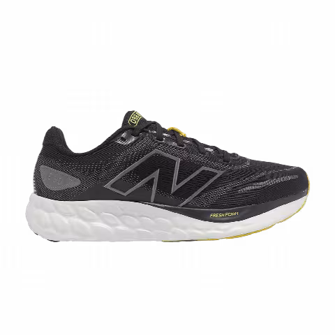 New Balance Fresh Foam 680 V8 Wide 'Black Castlerock Ginger Lemon'