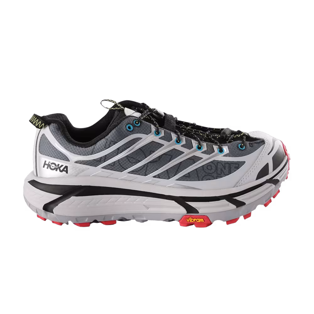 HOKA Mafate Three2 Wordmark Ash Grey Outer Orbit