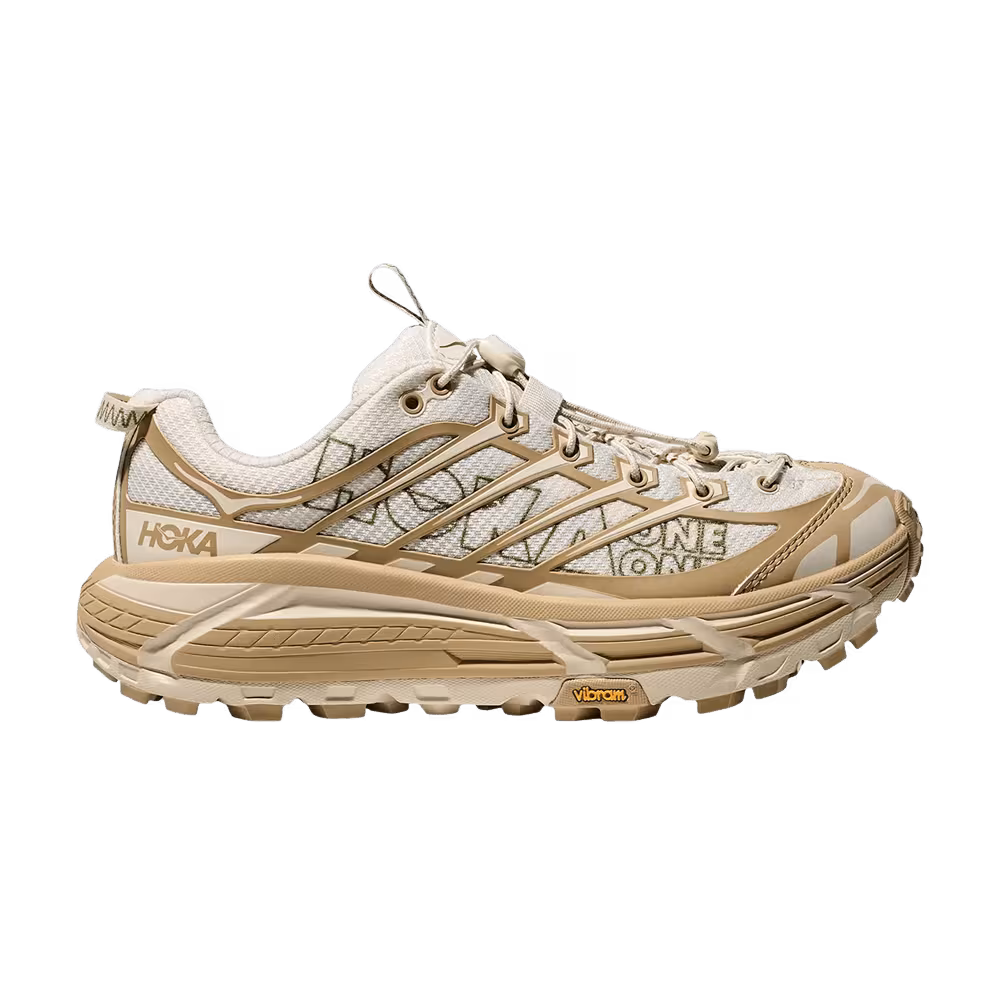 HOKA Mafate Three2 Khaki Oatmilk
