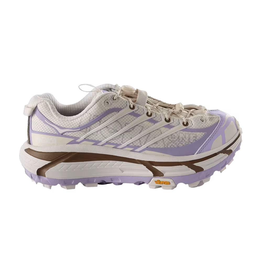 HOKA Mafate Three2 Wordmark Alabaster Iris Flower