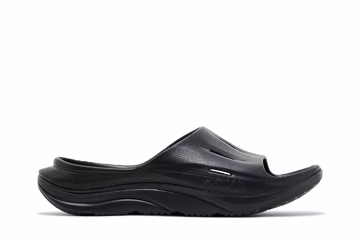 HOKA Ora Recovery Slide 3 Black, view 2