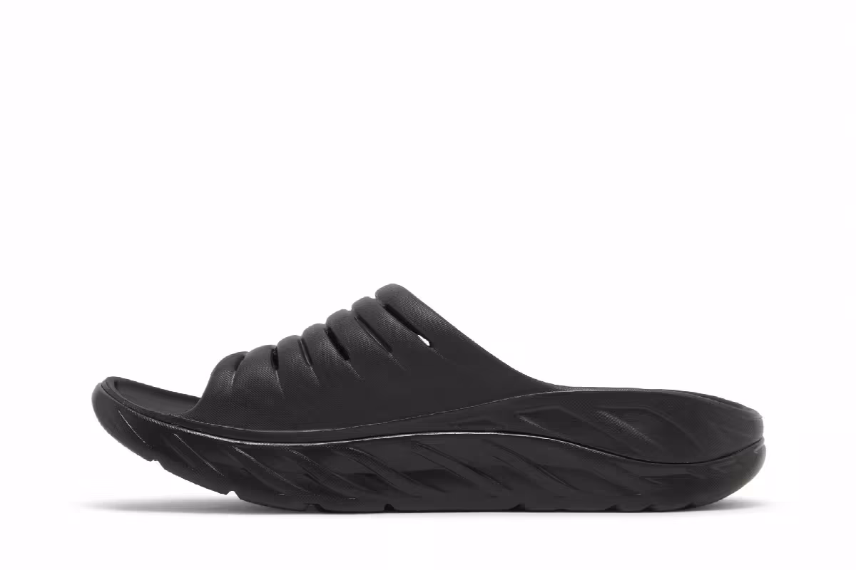 HOKA Ora Recovery Slide Black, view 4