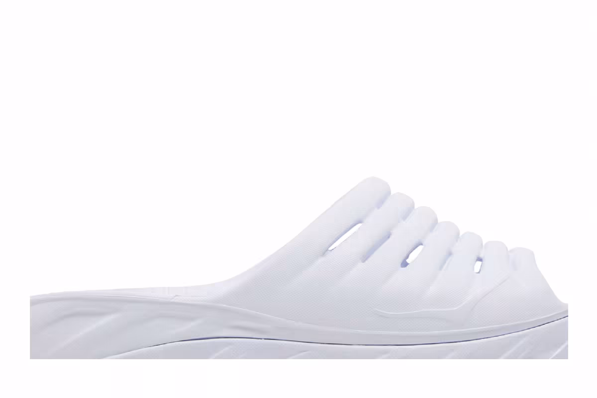 HOKA ORA Recovery Slide White, view 3
