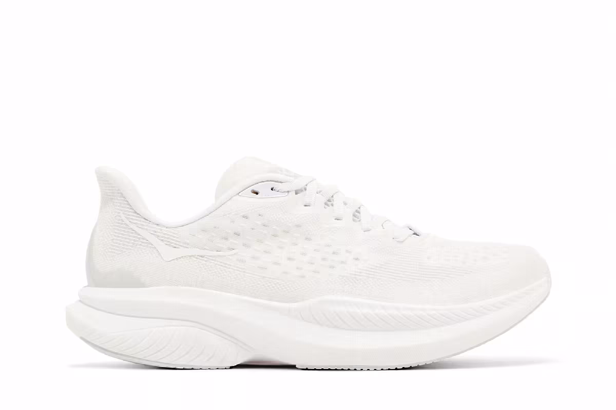 HOKA Women's Mach 6 LA White, view 2