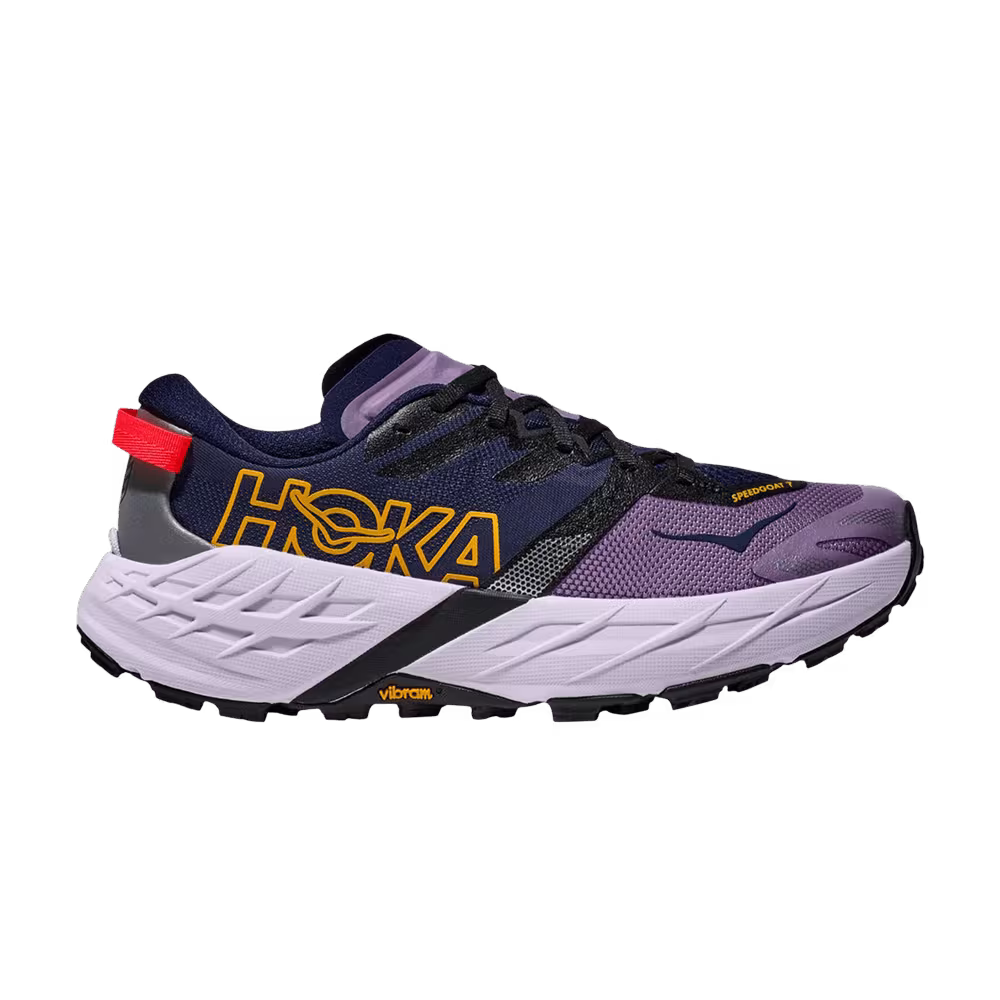 HOKA Women's Speedgoat 7 D Wide Navy Purple
