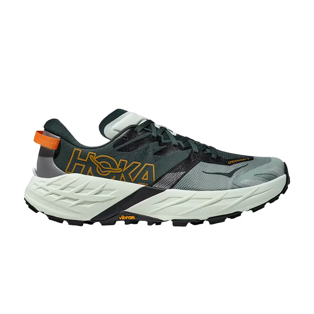 HOKA Speedgoat 7 2E Wide Green Black
