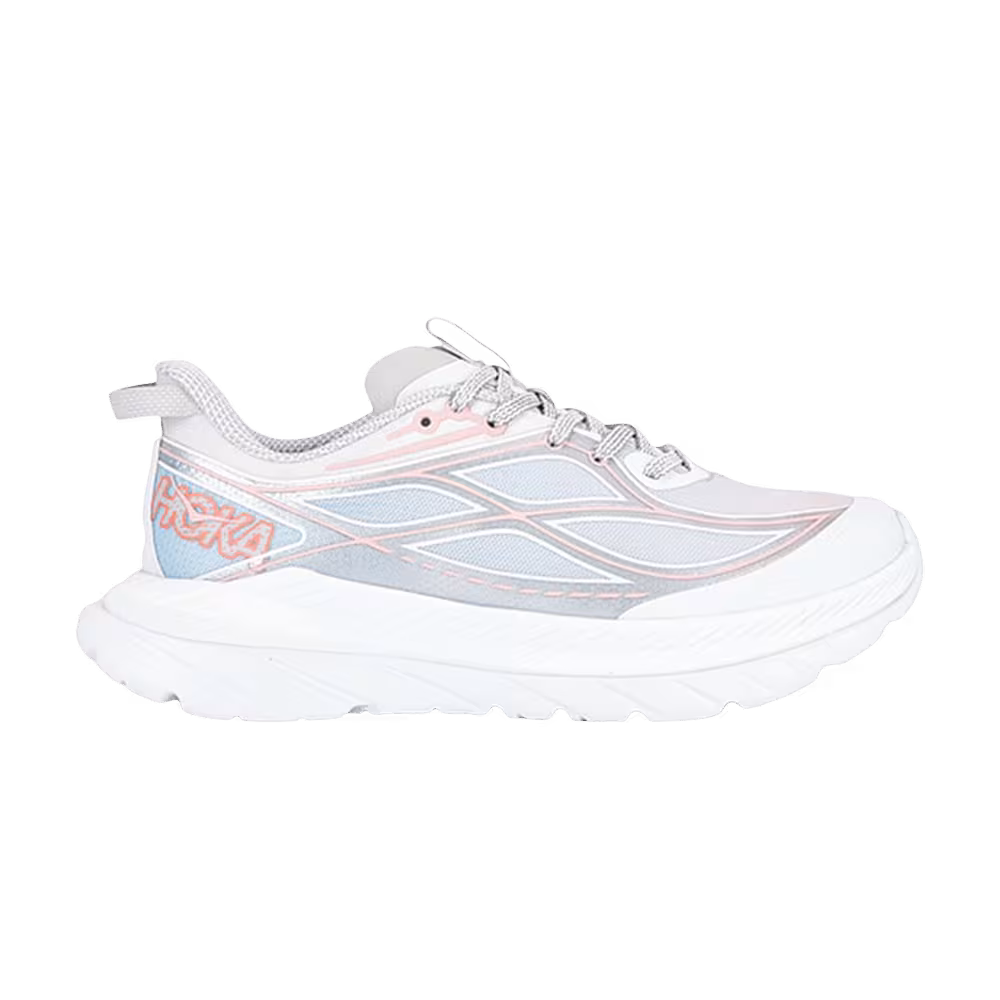 HOKA Women's Mach Remastered Aura Cosmic Grey Dewy Pink
